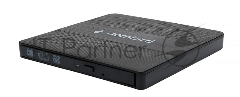 Оптический привод внешний CD/DVD привод USB 3.0 Gembird DVD-USB-03C пластик, черный