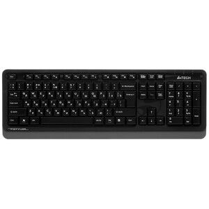 Комплект клавиатура+мышь A4Tech FStyler FG1035 беспроводной, USB, 2000 DPI, чёрный/серый