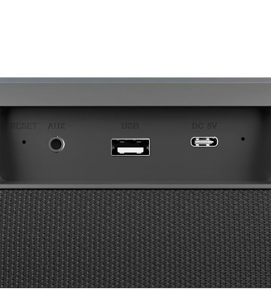 Колонка портативная Ural Молния Кварк черный/серый 240W 1.1 BT/3.5Jack/USB-C 10м 8000mAh (без.бат)