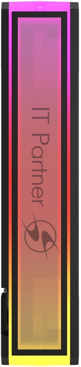 Вентилятор для корпуса Bloody CF-11 LCD ARGb 120х120x25 черный 4-pin 32дБ (упак.:1шт) (CF-11-ARGb120-BK) Ret