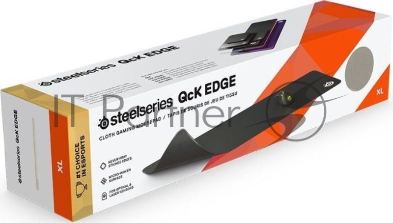 Коврик для мыши Steelseries QcK Edge XL черный