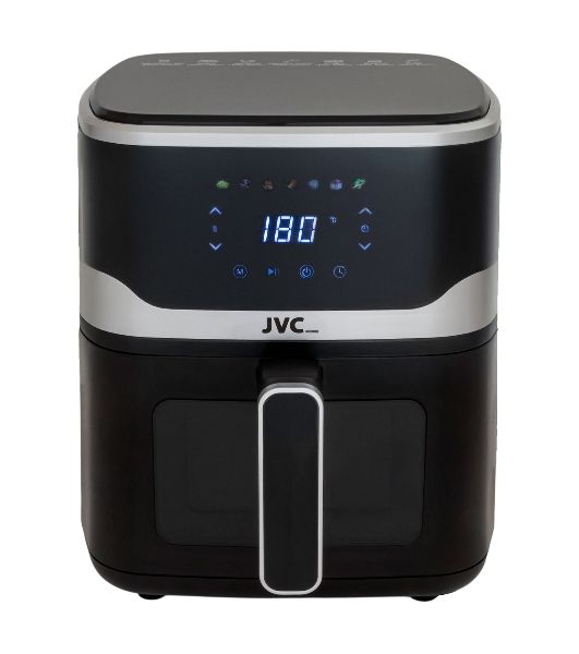 Аэрогриль JVC JK-MB052 черный, 1800 Вт, 6 л, сенсор, 7 программ