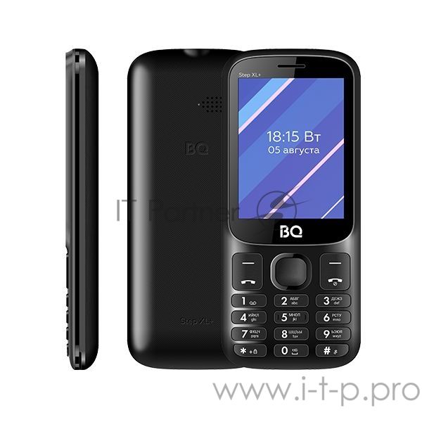 Мобильный телефон BQ 2820 Step XL+ черный/синий
