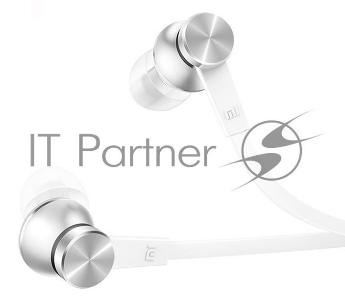 Проводные наушники Xiaomi Mi In-Ear Headphones Basic серебристый, внутриканальные, Jack 3.5 мм
