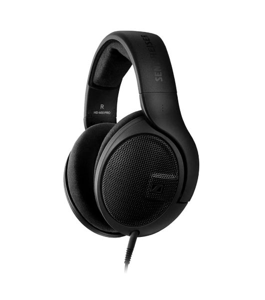 Проводные наушники Sennheiser HD 400 PRO черный, полноразмерные, Jack 3.5/6.3 мм
