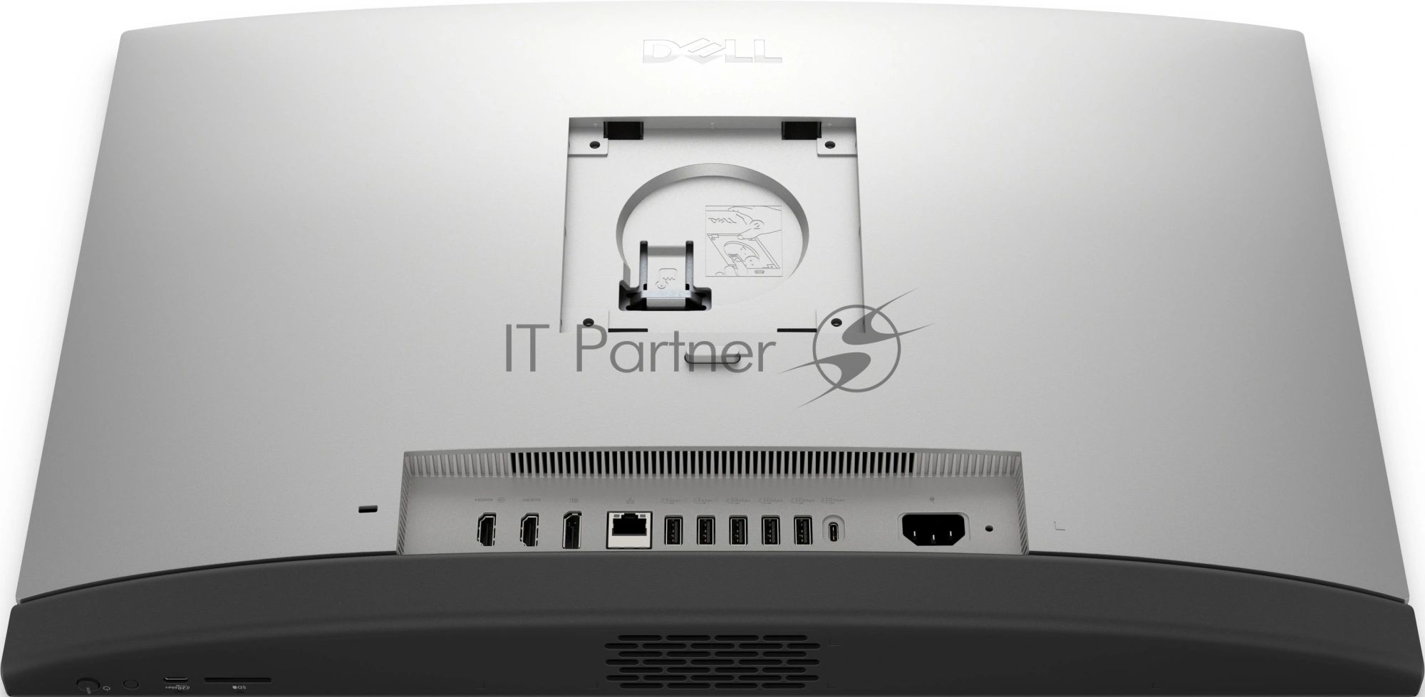 Моноблок Dell Pro 24 Plus QB24250 23.8" Full HD Core Ultra 7 265 (2.4) 32Gb SSD1Tb Graphics CR Windows 11 Pro GbitEth WiFi BT клавиатура мышь Cam серебристый 1920x1080