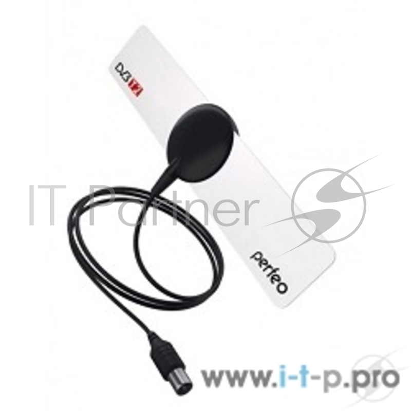 Антенны для цифровых приставок DVB-T2 Perfeo ТВ антенна "WISPY", пассивная, DVB-T2 (PF-TV1407)