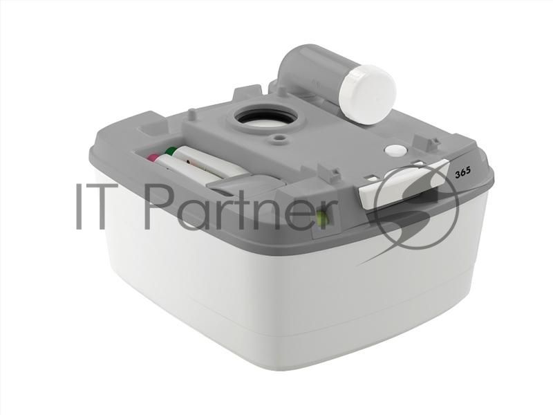 Биотуалет Thetford Porta Potti Qube 365 White (белый, нижн бак 21л, верхн бак 15л, ручн насос, индикатор заполн нижнего бака, размер 41,4х38,3х4