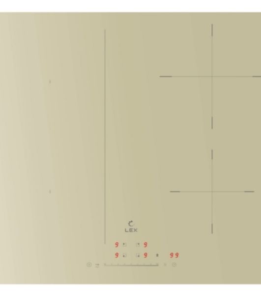 Индукционная варочная поверхность Lex EVI 641A I IV слоновая кость