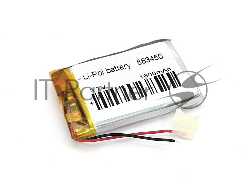 Аккумулятор Li-Pol (батарея) 8.8x34x50мм 2pin 3.7V/1600mAh