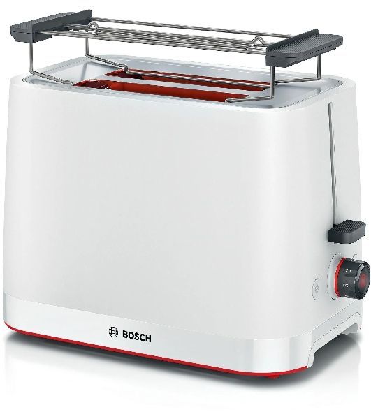 Тостер Bosch TAT3M121 белый, 950 Вт, 2 слота