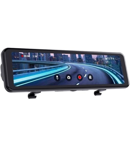 Видеорегистратор TrendVision CarPlay Mirror, 3840x2160, 11", с камерой заднего вида, G-сенсор, датчик движения