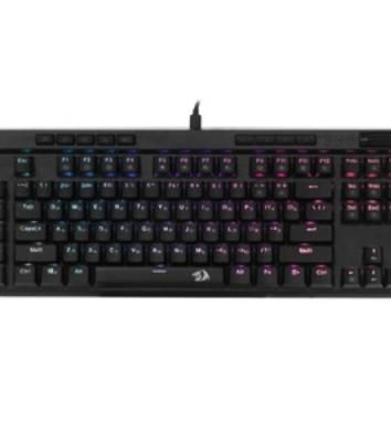 REDRAGON ECLIPSE PRO RU механическая клавиатура (BT/Radio/USB, RGB, Lion L switch, LCD дисплей, металл. корпус, черная)