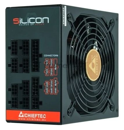 Блок питания Chieftec Silicon SLC-850C (ATX 2.3, 850W, 80 PLUS BRONZE, Active PFC, 140mm fan, Full Cable Management) Retail