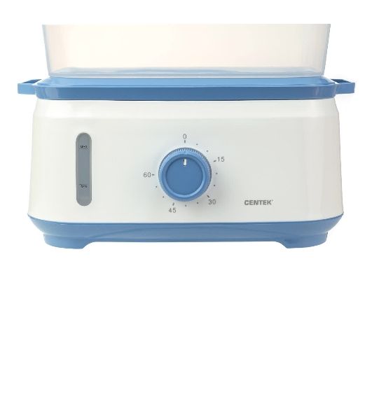Пароварка Centek CT-1462 белый, 9 л, ярусы - 3, 1050 Вт, механическое