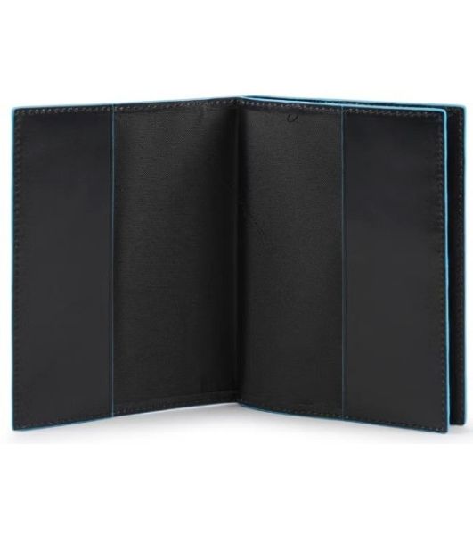 Обложка для документов Piquadro Blue Square PP5246B2R/N черный натур.кожа