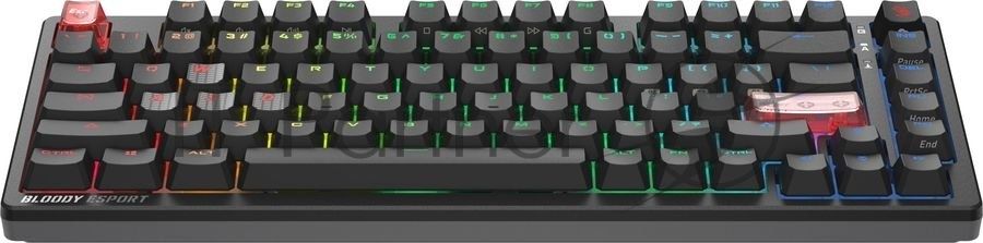 Клавиатура A4Tech Bloody MS76 проводная, USB Type-A, черный