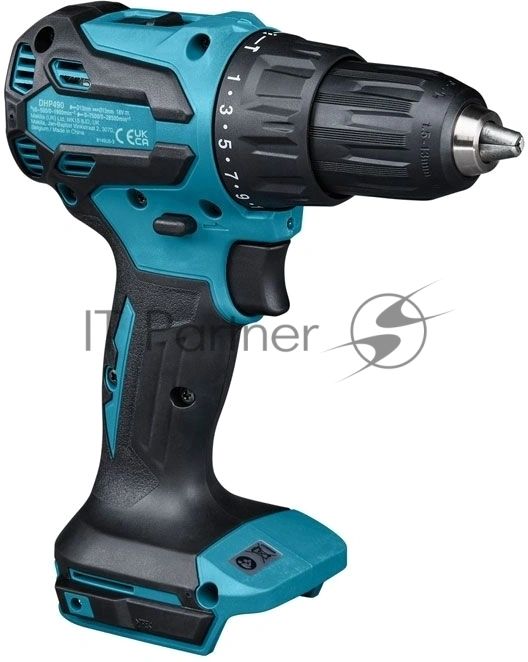 Дрель-шуруповерт Makita DHP490WV аккум. патрон:быстрозажимной (кейс в комплекте)
