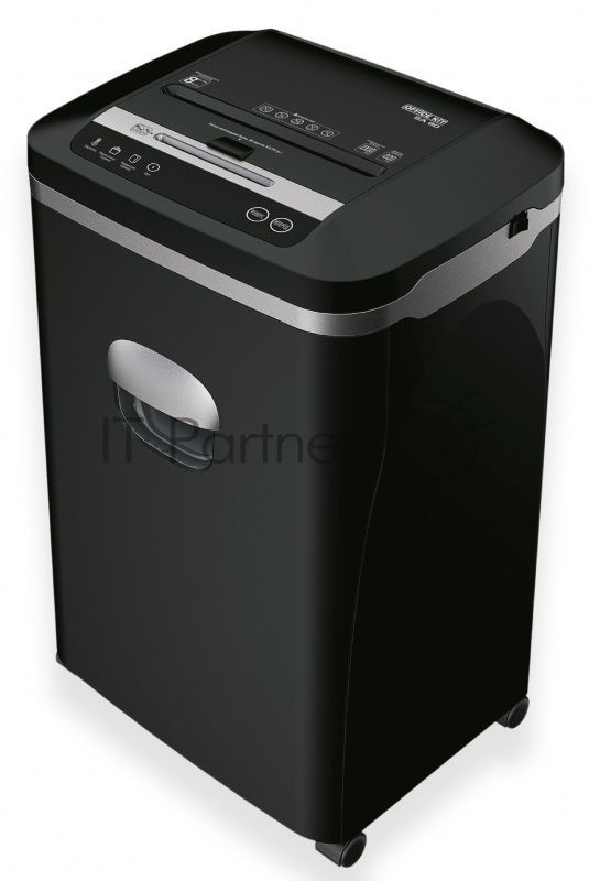 Шредер Office Kit SA80 2x10 (секр.P-5)/фрагменты/80лист./20лтр./скрепки/скобы/пл.карты/CD