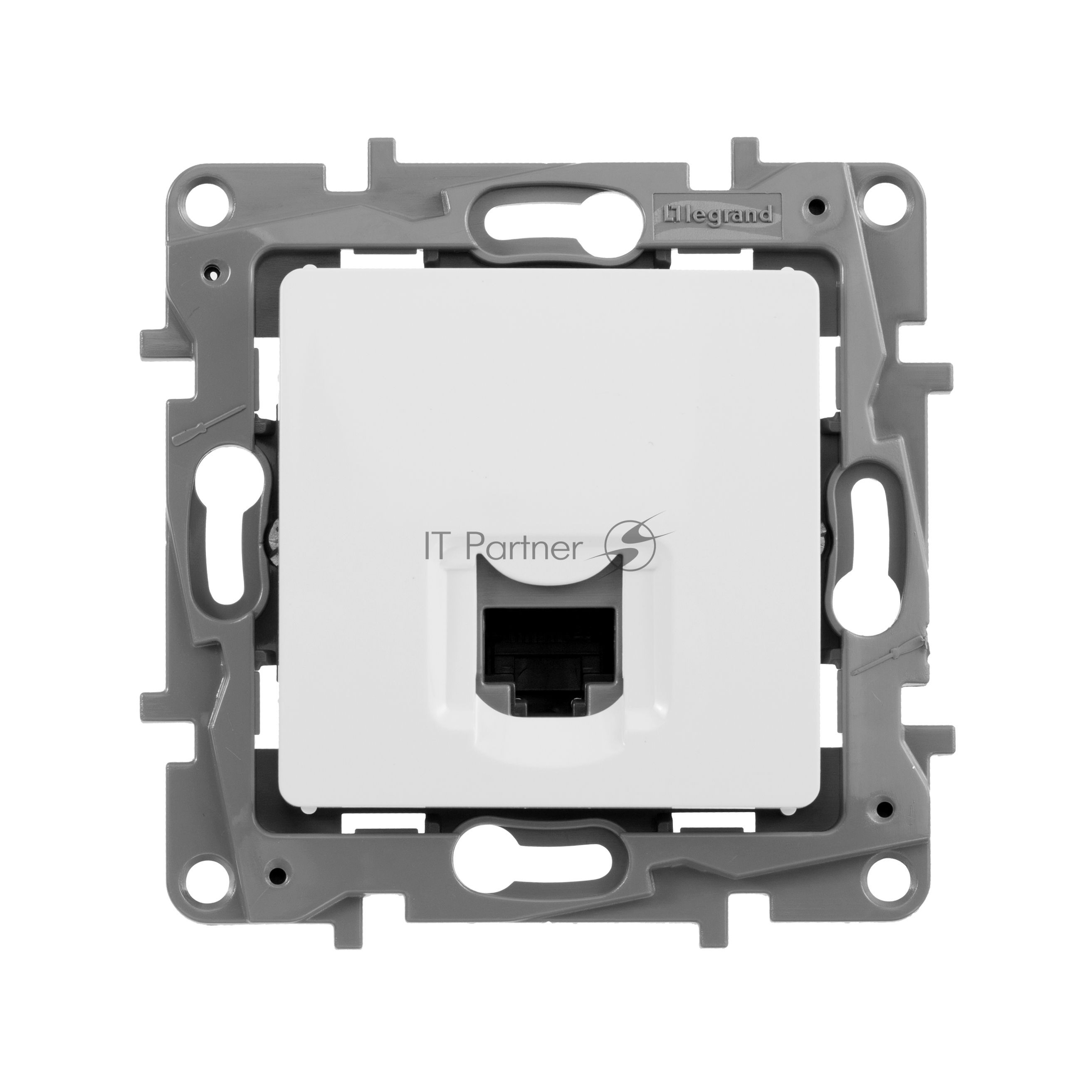 Розетка компьютерная ETIKA RJ45 кат.5 UTP, белый