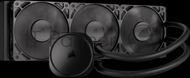 Система жидкостного охлаждения Water Cooling System Corsair NAUTILUS 360 ARGB (360mm, Black, Fans: 3x120mm, 72.8CFM, 36dBA, 1700RPM/ S: 1851, 1700, AM5, AM4)