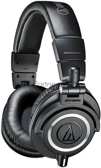 Наушники мониторные Audio-Technica ATH-M50X 3м черный проводные (оголовье)