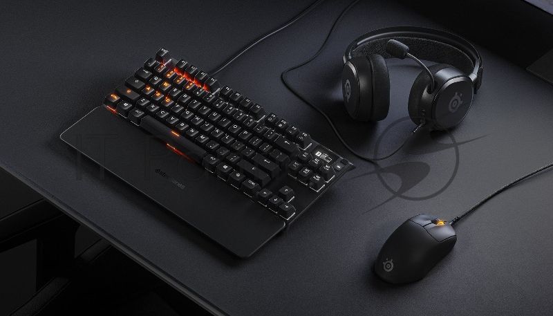 Мышь проводная SteelSeries Prime черный, 18000 dpi, USB, кнопки - 6