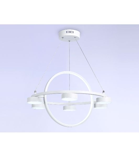 Светильник Ambrella light FL51772/2+6 WH белый 3000K/4200K/6400K 58W D600/380*1200 (ПДУ ИК)