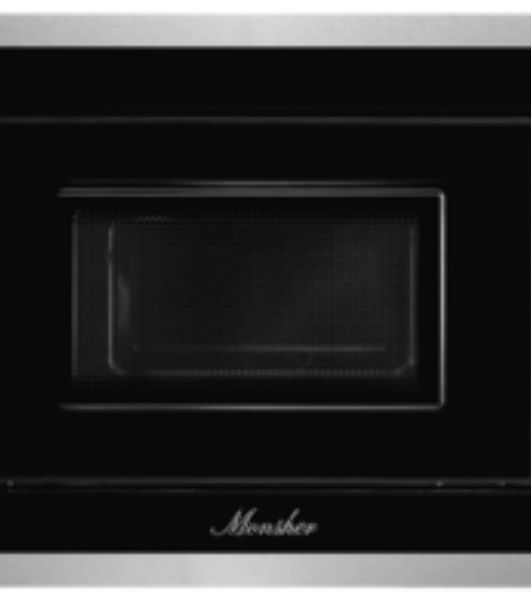 Встраиваемая микроволновая печь Monsher MMH 1020 BX, 700 Вт, High-Tech, 20 л, черный+нерж.