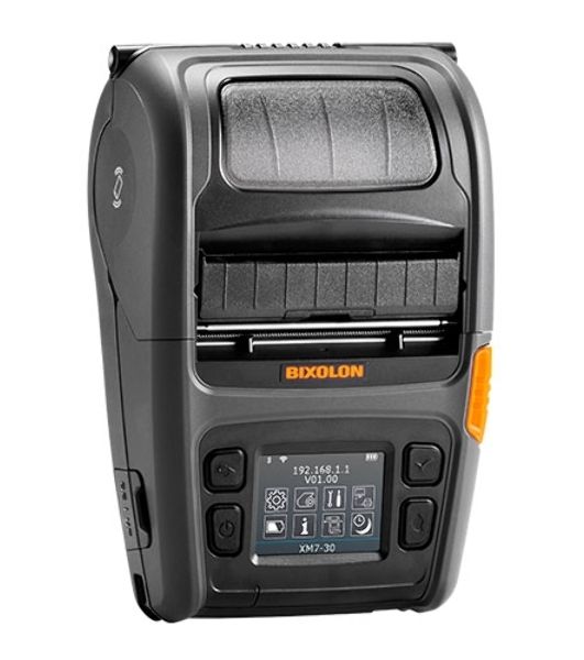 Принтер этикеток мобильный Bixolon XM7-30, 203 dpi, 127 мм/сек, USB, RS-232 (COM порт, Serial), Bluetooth, черный