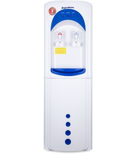 Кулер для воды Aqua Work 17LWR, верхняя загрузка, без нагрева, без охлаждения, белый/синий