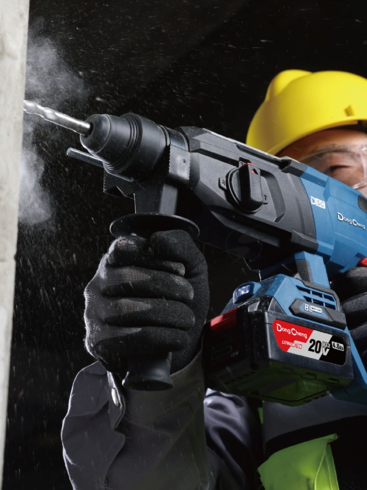 Перфоратор DongCheng DCZC02-26, SDS-plus, 20 В, 3,1 Дж, от аккумулятора