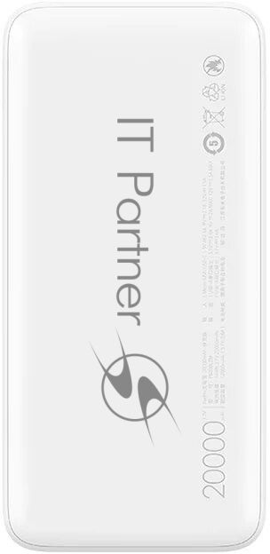 Внешний аккумулятор XIAOMI Redmi Power Bank 20000 mAh Micro-USB/USB-C (PB200LZM) QC3.0 (2USB) белый