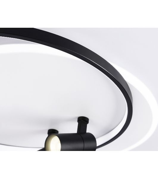 Светильник Ambrella light FL51392/1+2 WH/BK белый/черный 3000K-6400K 65W 560*480*120 (ПДУ РАДИО 2.4G)