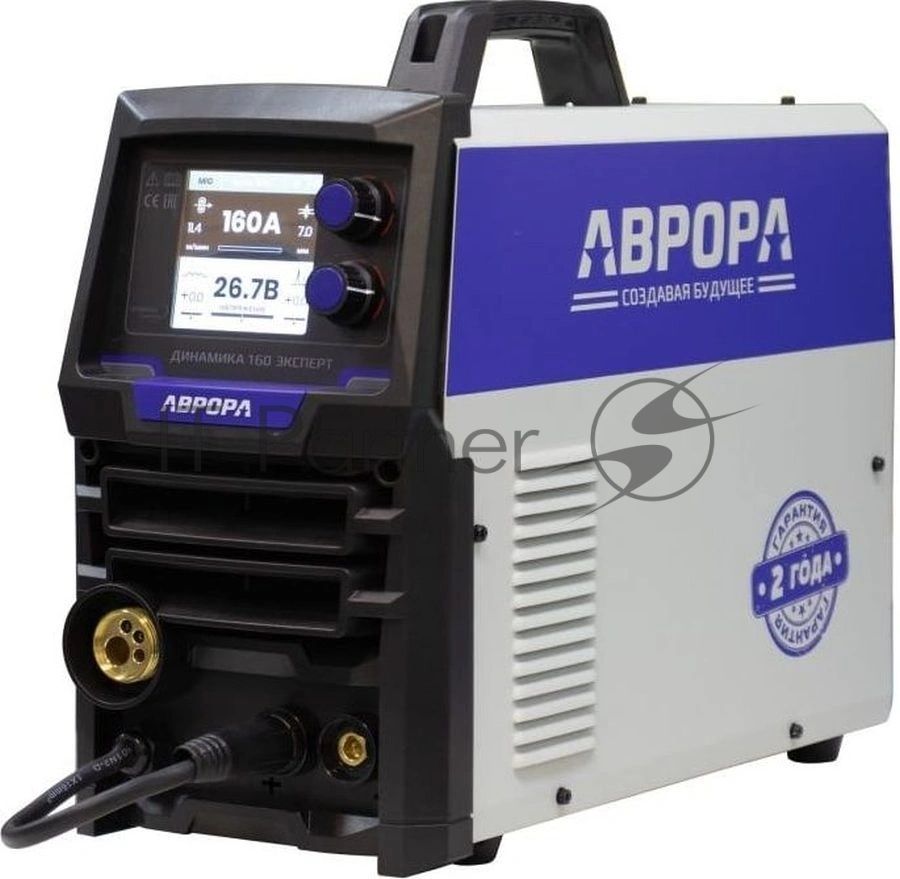 Сварочный полуавтомат Aurora Динамика 160 Эксперт инвертор TIG/МIG/МAG/MMA, 6.44 кВт