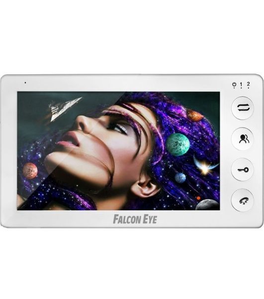 Видеодомофон Falcon Eye COSMO дисплей 7" TFT; механические кнопки; подключение до 2-х вызывных панелей ; OSD меню; интерком до 4 мониторов; питание AC
