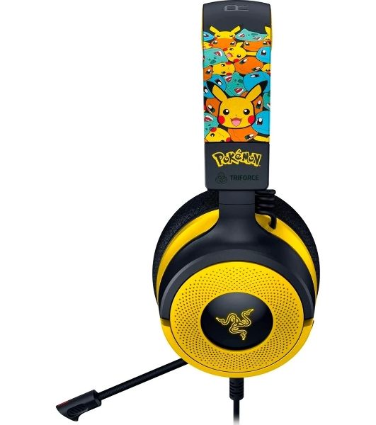 Гарнитура Razer Kraken V4 X Pokemon Kanto Starters Edition мультицвет, проводная, подсветка