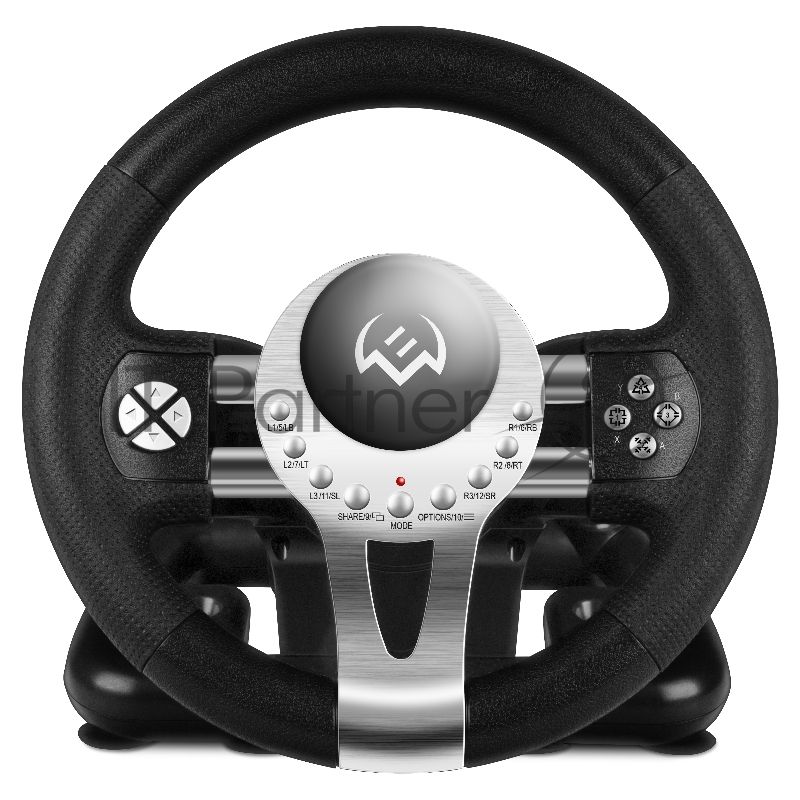 Руль SVEN GC-W800 (педали, вибро, скоба, D-pad, 12 кл, PC/PS3/PS4/XBOXONE/Xinput)