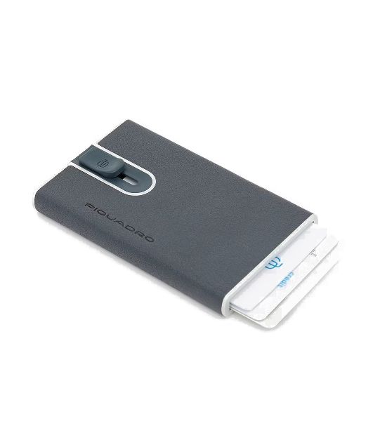 Картхолдер Piquadro Black Square PP4825B3R/BLU4 натуральная кожа, темно-синий