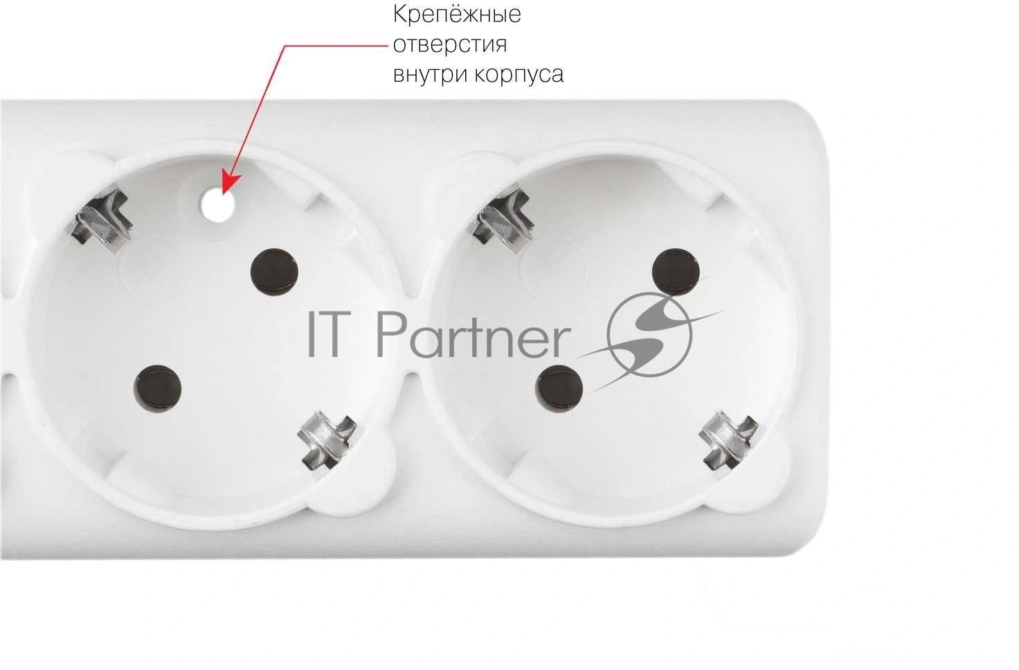 Сетевой фильтр-удлинитель PC бел 5м 6р, 16А, (3*1,5) SPG6-A5
