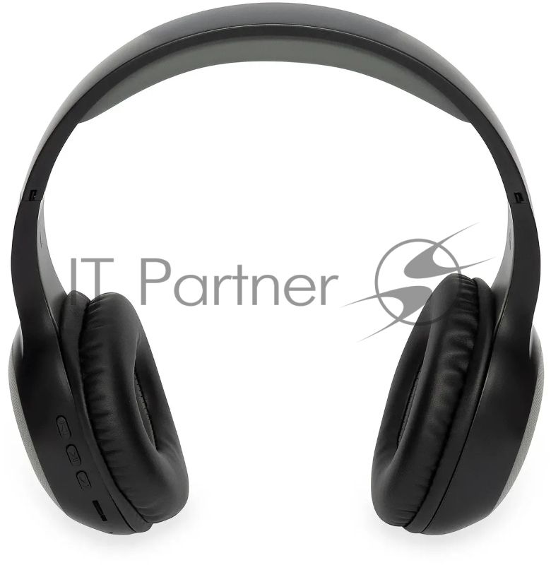 Гарнитура накладные Digma BT-15 черный/серый беспроводные bluetooth оголовье