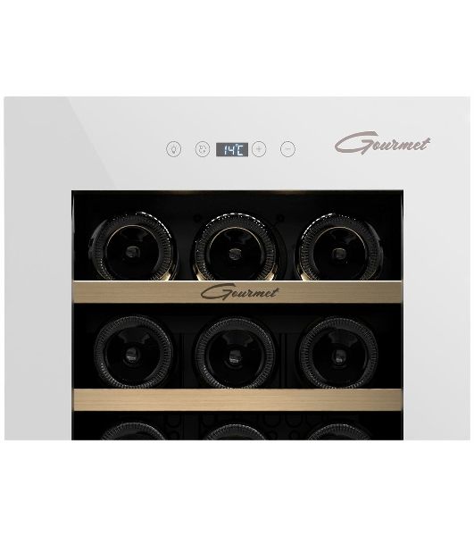 Винный шкаф Libhof GM-18 белый, 53 л, 1 отсек, 18 бут., класс A