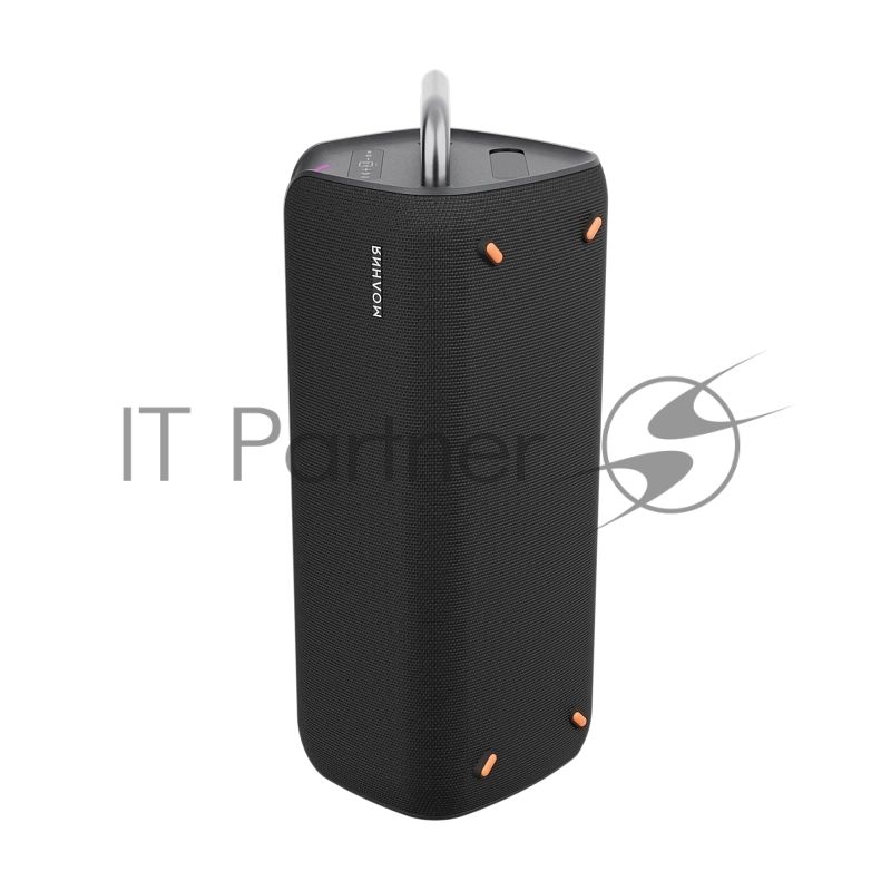 Колонка портативная Ural Молния Бит черный 420W 1.1 BT/3.5Jack/USB-C 10м 8000mAh (без.бат)
