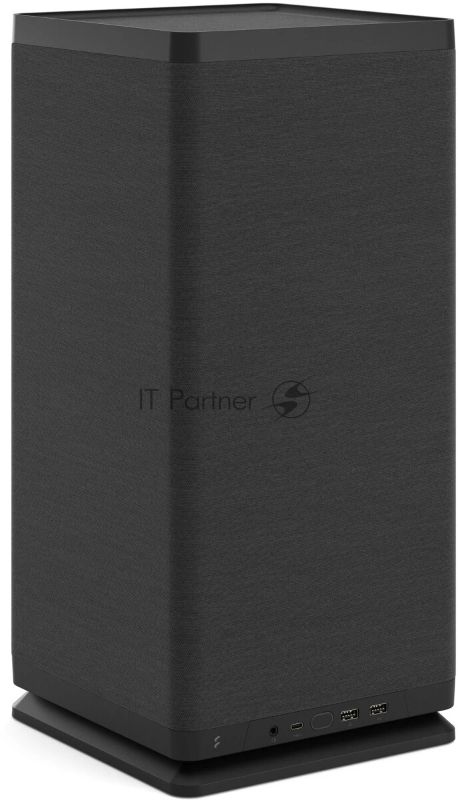 Компьютерный корпус без блока питания Fractal Design Mood, Mini-Tower, 1x180mm, 2xUSB-A 3.0 + 1xUSB 3.2 Type-C, SFX PSU Support, mITX черный