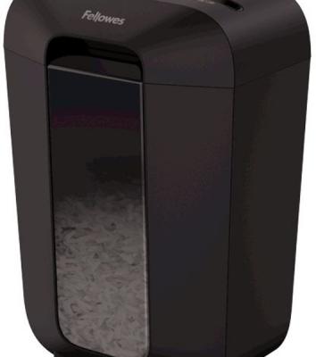 Шредер Fellowes PowerShred LX70 черный (секр.P-4)/перекрестный/11лист./18лтр./скрепки/скобы/пл.карты
