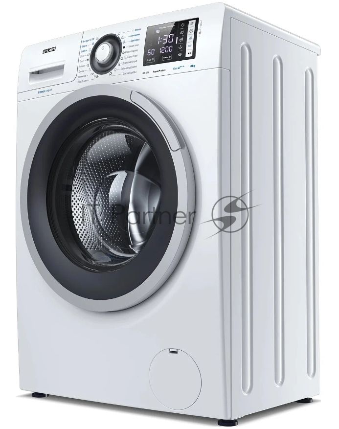 Стиральная машина Atlant СМА 80С1214-01 белый, загрузка фронтальная 8 кг, 1200 об/мин., класс: А+++