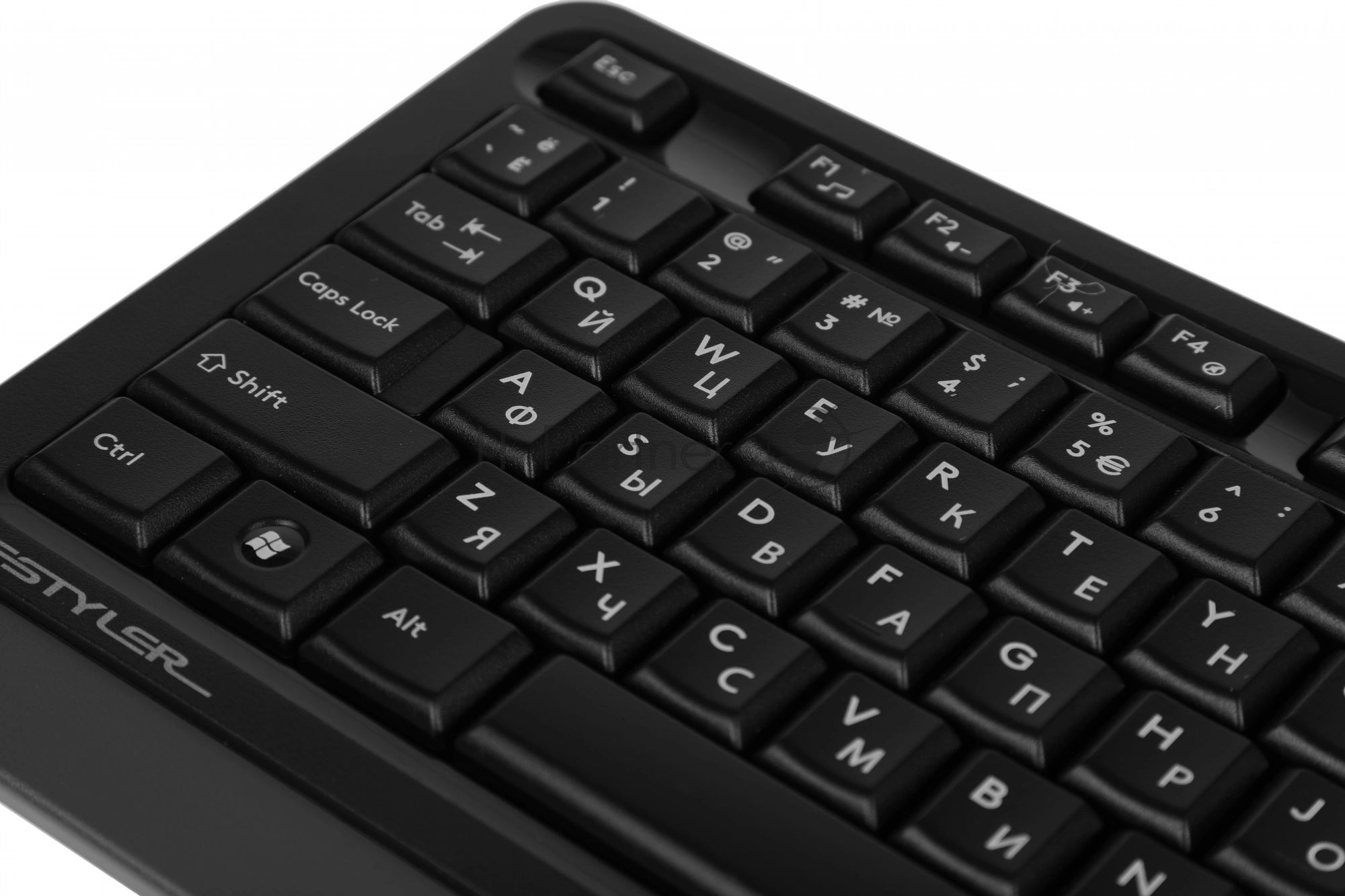 Комплект клавиатура+мышь A4Tech FStyler FG1035 беспроводной, USB, 2000 DPI, чёрный/серый