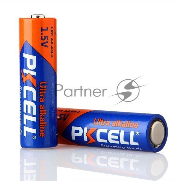 Щелочной/алкалиновый элемент питания PKCELL LR6-4B тип - AA 4 шт в блистере