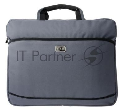 Сумка для ноутбука 17.3" PC Pet 600D серый нейлон (PCP-A1117GY)