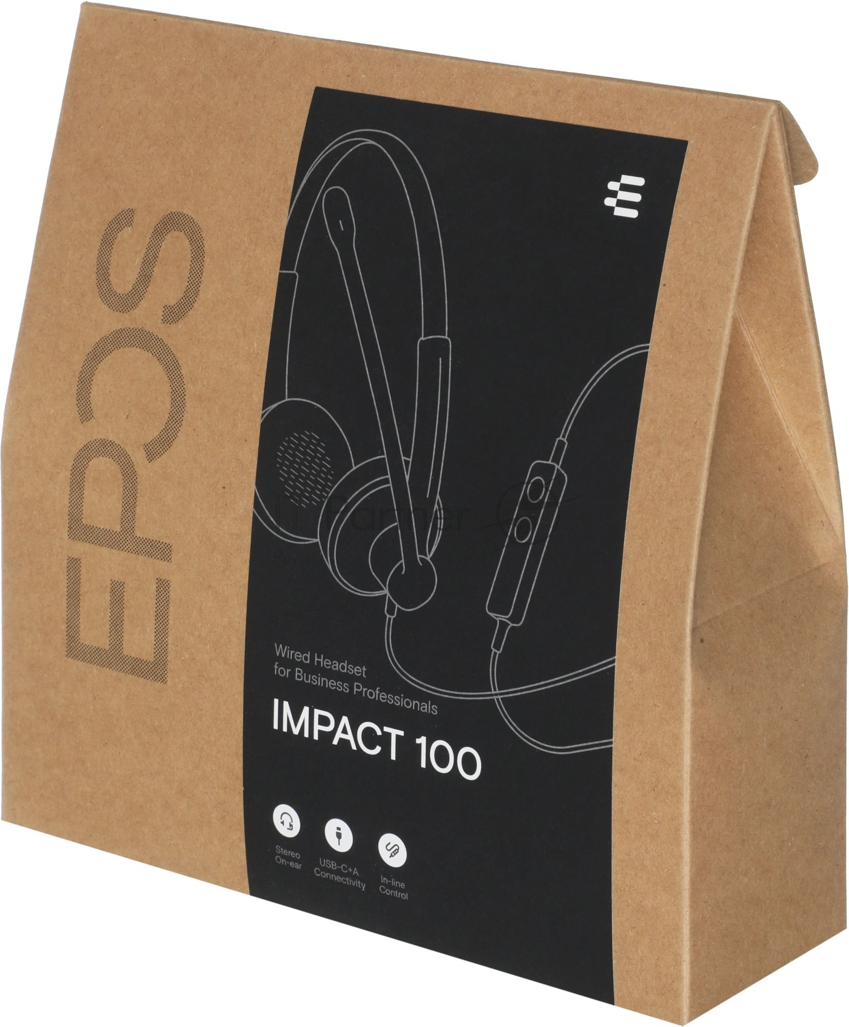 Гарнитура EPOS Impact 100 UC Stereo чёрный, проводная, USB / USB-C